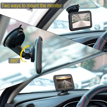 B-Qtech 5" Wireless Backup Camera and Monitor Kit丨Waterproof Night Vision Front/Rear View Camera with Grid Line丨Easy Installation for Cars, Trucks, Pickups, Camping Car, SUV