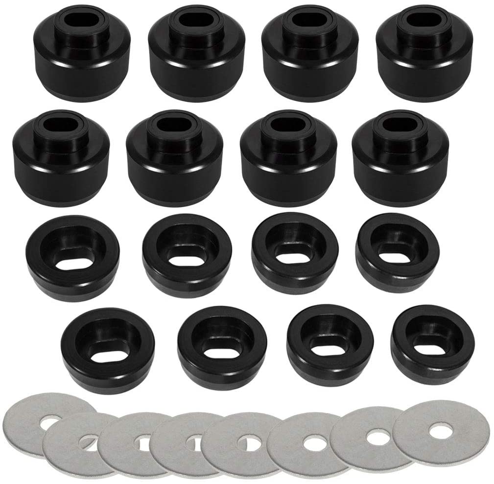 Royalo Poly Body & Cab Mount Bushings Kit Fit for Chevy Silverado Sierra 2WD/4WD 1999-2014
