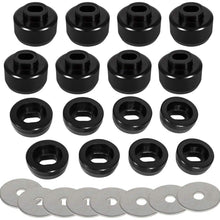 Royalo Poly Body & Cab Mount Bushings Kit Fit for Chevy Silverado Sierra 2WD/4WD 1999-2014