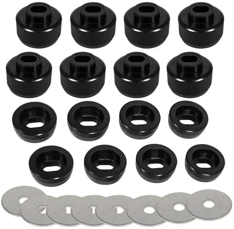 Royalo Poly Body & Cab Mount Bushings Kit Fit for Chevy Silverado Sierra 2WD/4WD 1999-2014
