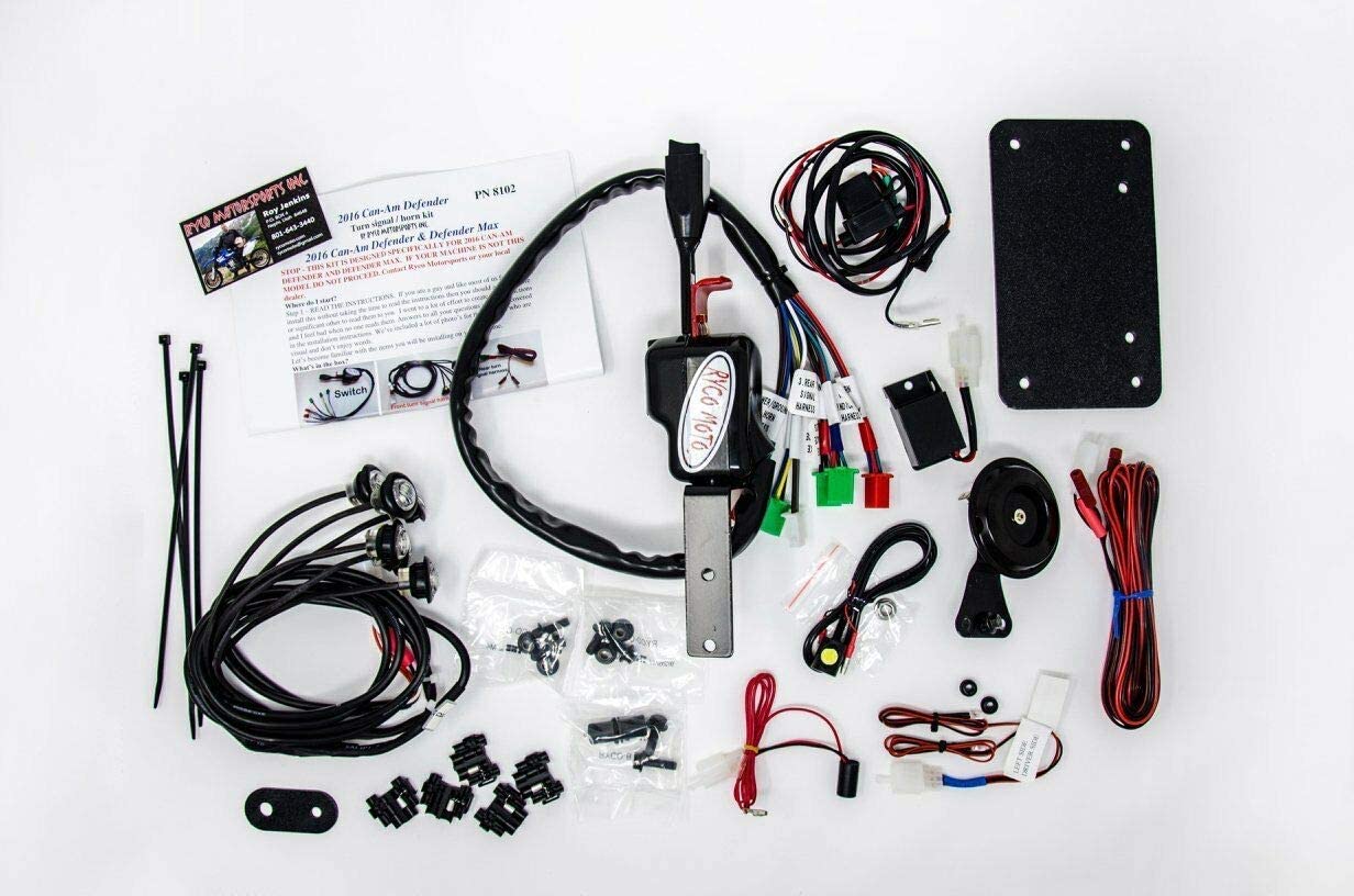RYCO MOTO Street Legal Kit 8102 Can-Am Defender, Defender Max