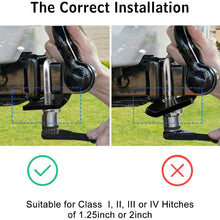 BOYISEN Hitch Tightener Heavy Duty Anti-Rattle Stabilizer 304 Heavy Duty Stainless Steel Clamp for 1.25 and 2 inch Hitches Reduce Shaking from Hitch Tray Bike Rack Trailer Ball Mount, Rust Free