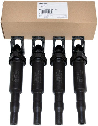 Bosch Ignition Coil SET X4 For BMW 335XI 550I 650I 760I E90 E60 E65 E83 E53 E70