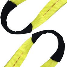 Axle Tie Down Strap, KJE 2"X36" Premium Axle Tie Down Strap with D-Ring Up to 10000lbs Capacity and Protective Sleeve-High Tension Proof & Heavy-Duty