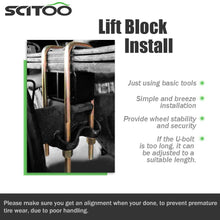 SCITOO 3 inch Front 2 inch Rear Leveling lift kit for Chevrolet 2007-2019 Lift Strut Spacer Compatible for Chevrolet Silverado 1500 2.7L 2019 Front Lift Spacers Rear Lift Blocks