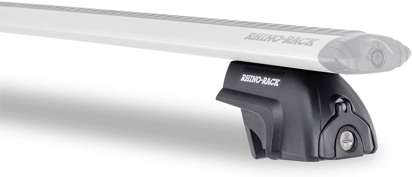 Rhino-Rack USA JA6418 Vortex SX Roof Rack System 2 Black 54 Bars 4 Legs Length 1375mm Vortex SX Roof Rack System