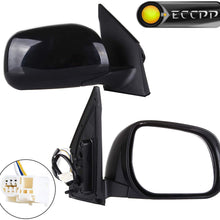 ECCPP Towing Mirrors for 2006-2008 Toyota RAV4 Limited Sport Power-Adjusting Manul-Folding Driver and Passenger Side Mirrors