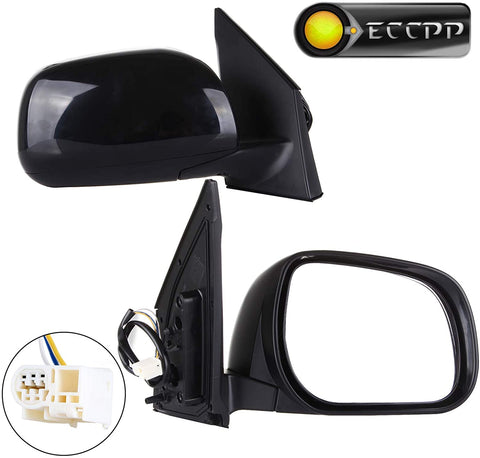 ECCPP Towing Mirrors for 2006-2008 Toyota RAV4 Limited Sport Power-Adjusting Manul-Folding Driver and Passenger Side Mirrors