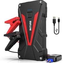 BUTURE Car Jump Starter, 800A Peak 12800mAh Portable Car Battery Starter (up to 6.0L Gas/5.0L Diesel Engines) Auto Battery Booster Pack with Smart Safety Jumper Cable, QC3.0 USB Outputs