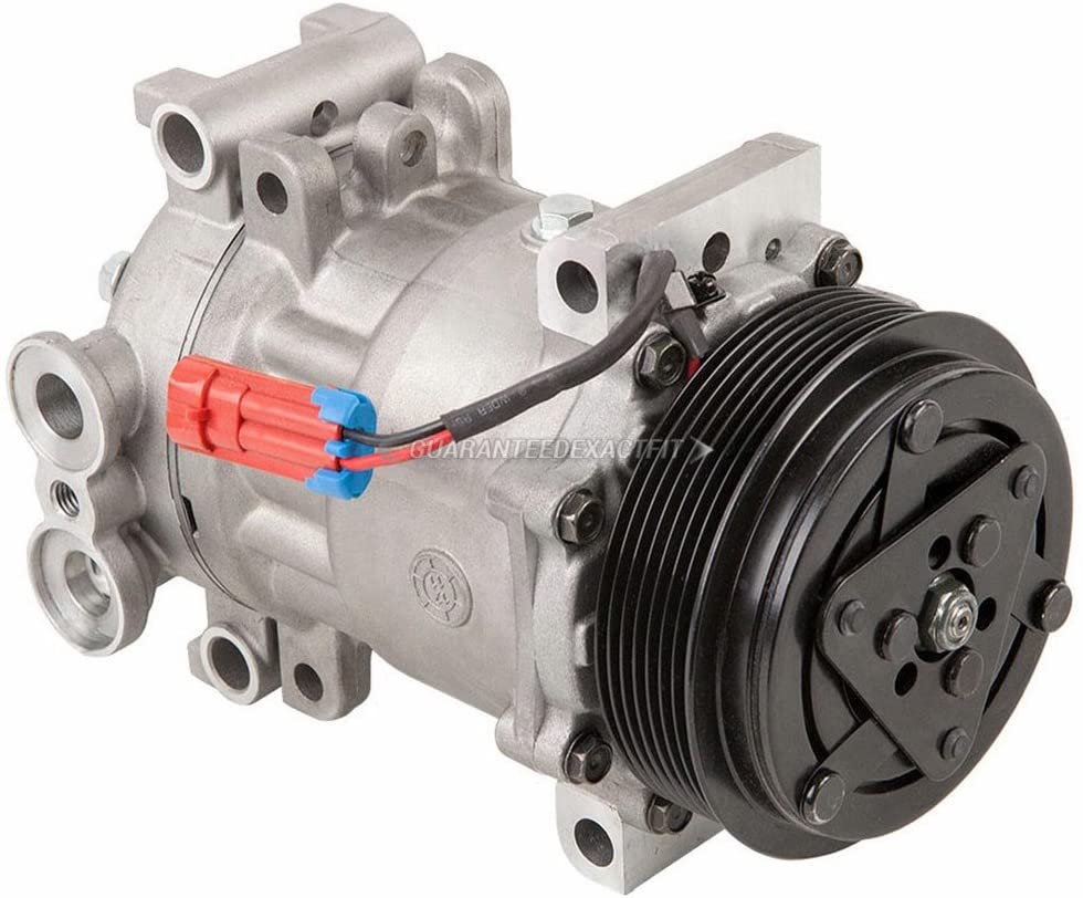 AC Compressor & 7 Groove A/C Clutch For Chevy Kodiak GMC TopKick Diesel Replaces Sanden SD7H15 4796 4362 4396 - BuyAutoParts 60-01804NA New