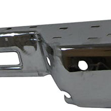 for 2004-2014 Rear Step Bumper Face Bar Chrome with Sensor Hole New NI1102150