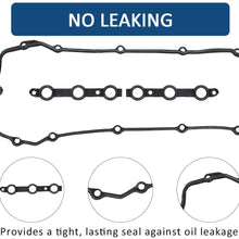 X AUTOHAUX Car Camshaft Engine Valve Cover with Gasket Set 11121432928 for BMW 323Ci 323i 325Ci 325i 325xi 328Ci 328i