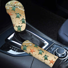 Buybai Sunflower Auto Protective Interior Accessiores Brake Shell Gear Head Cover Car Handbrake Gear Shift Knob Cover 2 pcs Fit Most Cars Sedan SUV Van Truck
