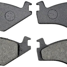 ACDelco 17D280C Professional Organic Front Disc Brake Pad Set