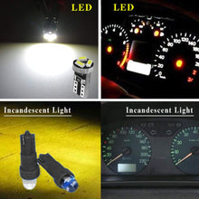 YITAMOTOR 20x T5 3-SMD Instrument Panel Cluster Dash White LED Bulb Light Lamp 74 70 37 17