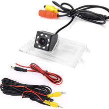 eHANGO Car Rear View Camera Bracket License Plate Lights Housing Mount for Jeep Compass 2011~2015 / Jeep Patriot 2011~2015 / Jeep Liberty 2011~2015 (12 LED)