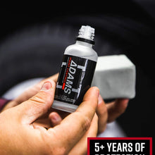 Adam's UV Ceramic Paint Coating Kit - 9H Ceramic Coating 5+ Years Of Protection | Stronger Than Car Wax | Apply After Car Wash, Clay Bar, Car Polisher | Car Detailing Kit Boat RV Motorcycle
