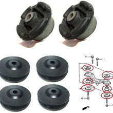 NISTO 6 Rear Differential Arm Mounting Bushing Support Rubber For 1997-12 Honda CR-V 1991-06 Honda Civic