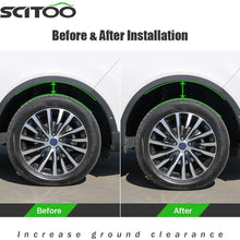 SCITOO 3 inch Front 2 inch Rear Leveling lift kit for Chevrolet 2007-2019 Lift Strut Spacer Compatible for Chevrolet Silverado 1500 2.7L 2019 Front Lift Spacers Rear Lift Blocks