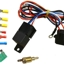 CoolingSky 3 Row Aluminum Radiator +Fan Shroud Combo &Thermostat Relay Kit for 1992-2001 Honda Civic Del Sol EJ EK EG DB DC丨Acura Integra (fits: Manual)