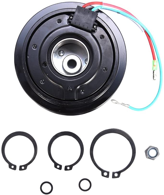 TOHUU 38800PLMA021M2 A/C AC Compressor Clutch Coil & Hub Fits Honda Civic 2001-05 1.7L