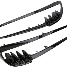 Jade Motorcycle Chrome L & R Radiator Trim Bezels fit For Harley Davidson V-Rod VRSC VRSCDX 01-10