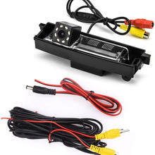 eHANGO Car Rear View Camera Bracket License Plate Lights Housing Mount for Toyota RAV4 XA30 2005~2012 (Spare Wheel On Door) / Toyota Vanguard XA30 2005~2012 (Spare Wheel On Door) (8 LED)