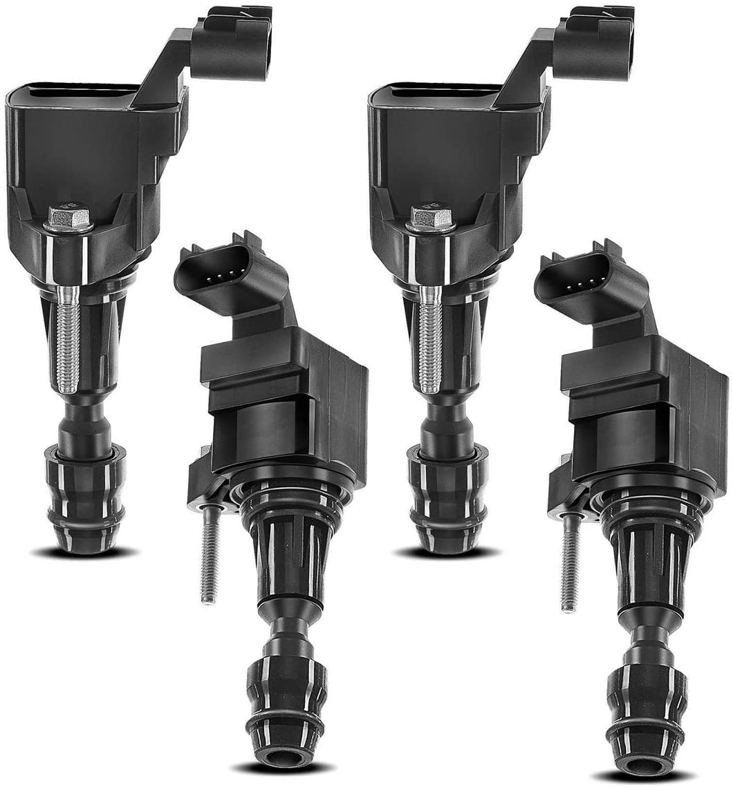 Set of 4 Ignition Coil for Chevrolet Equinox HHR Malibu Cobalt Buick Regal Verano Pontiac Saturn (Do not fit 2.5L)