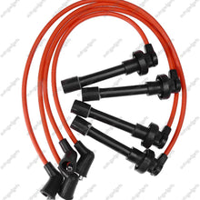 94-01 7mm High Performance Engine SPARK PLUG WIRES Wire Set Replacement for Honda Acura Integra Type-R GSR B18 DOHC VTEC (Red)