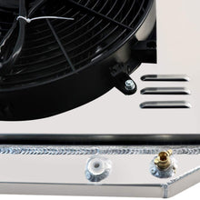 ALLOYWORKS 3 Row All Aluminum Radiator+16"Fan Shroud+Relay For 1960-1966 Ford Mustang Ranchero/Mercury SBC 3.3L l6/V8