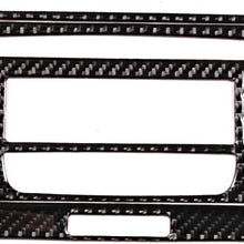 Suuonee Car Panel Decoration,Carbon Fiber Car Air Conditioner Panel Decoration Fit for Audi TT 8n 8J MK123 TTRS 2008-2014