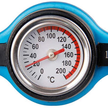 BESPORTBLE Car Water Tank Radiator Cap Cover Water Temperature Gauge Water Tank Thermostatic Cap - 1.1 Bar Large