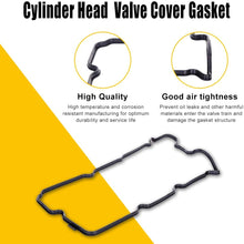 OCPTY Valve Cover Gasket Set + Valve Covers Replacement fit for Infiniti I35 Altima Nissan Maxima Murano Quest 2002-2009