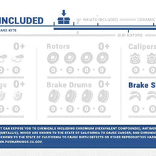 CSK01126 REAR Premium Advanced Metallic Formula Chamfered DRUM Brake Shoes