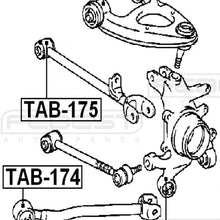 FEBEST TAB-176Z Rear Upper Arm Bushing