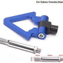 EPMAN Triangle Ring Trailer Tow Hook Ring Eye Towing Front Rear Aluminum For Subaru Forester For Impreza (Red)