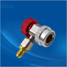 XIAOFANG Fangxia Store Car 90 Degree AC Air Conditioner High Low R134a Quick Coupler Adapter Connector Remover Tool Air Conditioning Accessories