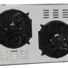 ALLOYWORKS 4 Row All Aluminum Radiator Shroud Fan Kit For Chevy C/K Series Pickup Trucks 1973-1991