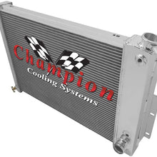 Champion Cooling, Chevrolet Big Block Camaro 3 Row All Aluminum Radiator, CC370