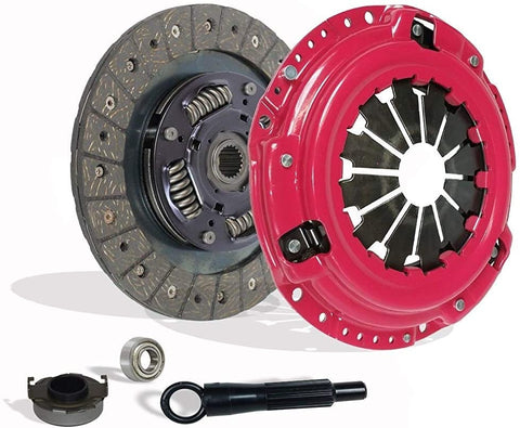 Clutch Kit Compatible With Civic Delsol Acura El Base Dx Ex Lx Hx Reverb 1992-2005 1.5L 1.6L 1.7L L4 Gas Sohc Naturally Aspirated (Stage 1; D15B7, D15B8, D15Z1, D16Y7, D16Y8, D16Z6; 08-022R)