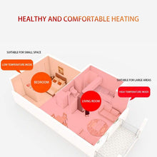 OCYE Portable Heater, Three-Speed Adjustable Heater, Small and Beautiful, Safe and Quiet, for Living Room, Bedroom, Office use, White, Gold