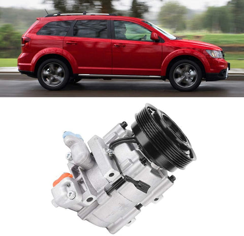 AC Compressor & A/C Repair Kit, Air Condition Compressor Replacement Part Fit for Hyundai Santa Fe V-6 2.7L 2001-2006 CO10957SC