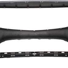 Front Bumper Cover Compatible with MERCEDES BENZ C-CLASS 2015-2018 Primed with Sport Package Convertible/Coupe/Sedan - CAPA