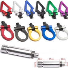 EPMAN Racing CNC Billet Aluminum Front/Rear Tow Ring Hook Kit Circular Ring For Lexus ES 2007-UP (Gold)