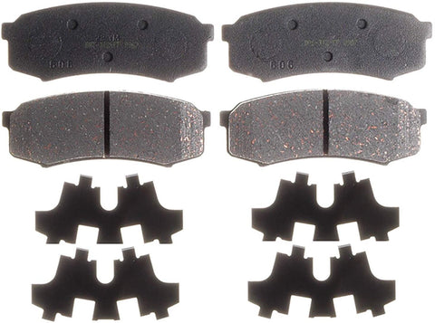 ACDelco Silver 14D606CH Ceramic Rear Disc Brake Pad Set