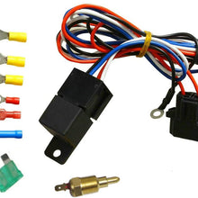 OzCoolingParts All Aluminum Radiator + 3 x 9" Cooling Electric Fan w/Shroud + Thermostat/Relay Wire Kit for 1984-2001 85 92 93 94 95 96 97 98 99 00 Jeep Cherokee XJ/Comanche 2.5 4.0, L4 V6 Auto Engine