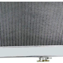 OzCoolingParts 4 Row Core All Aluminum Radiator for 1965-1967 66 Pontiac LeMans/Tempest, GTO(66mm Core)