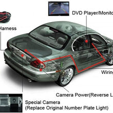 eSATAH Car Rear View Camera for Mercedes Benz C180 C200 C280 C300 C350 C63 AMG & HD CCD Night Vision Waterproof and Shockproof Reversing Backup Camera