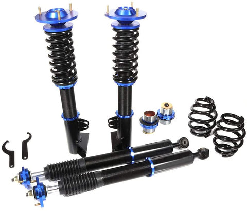Coilover Struts Spring Shocks Coilovers Suspension Struts Coil Adjustable Height Full Set Kits ECCPP Fit for 1992-1999 BMW 318i /1991-1999 BMW 318is /1992-1995 BMW 320i 325is (for BMW 3 Series E36)