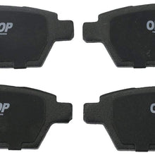 OE STOP OS1161 Ceramic Premium Brake Pad Set With Installation Hardware, Rear, 1 Pack